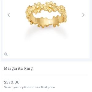 James Avery Margarita 14K ring size 5